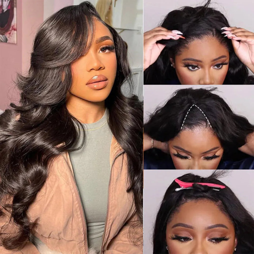 No Leave Out Human Hair Wig