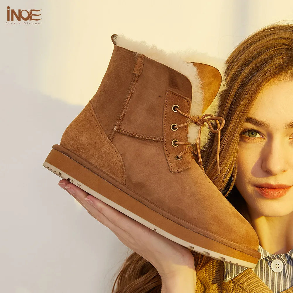 Women Casual Short Winter Snow Boots