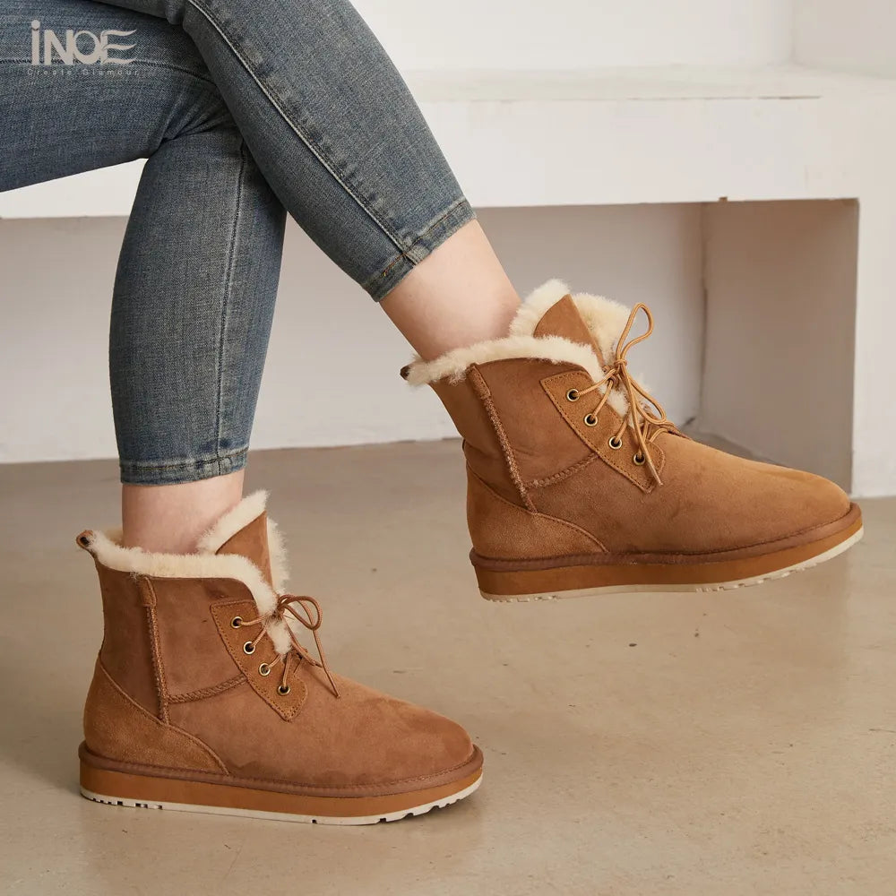 Women Casual Short Winter Snow Boots