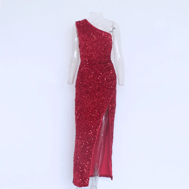 Women One Shoulder Bodycon Dresses