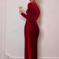 Women Bodycon Split Pencil Midi Dress