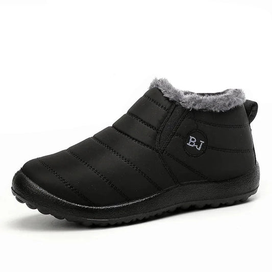 Warm Plush Waterproof Cloth Snow Boots