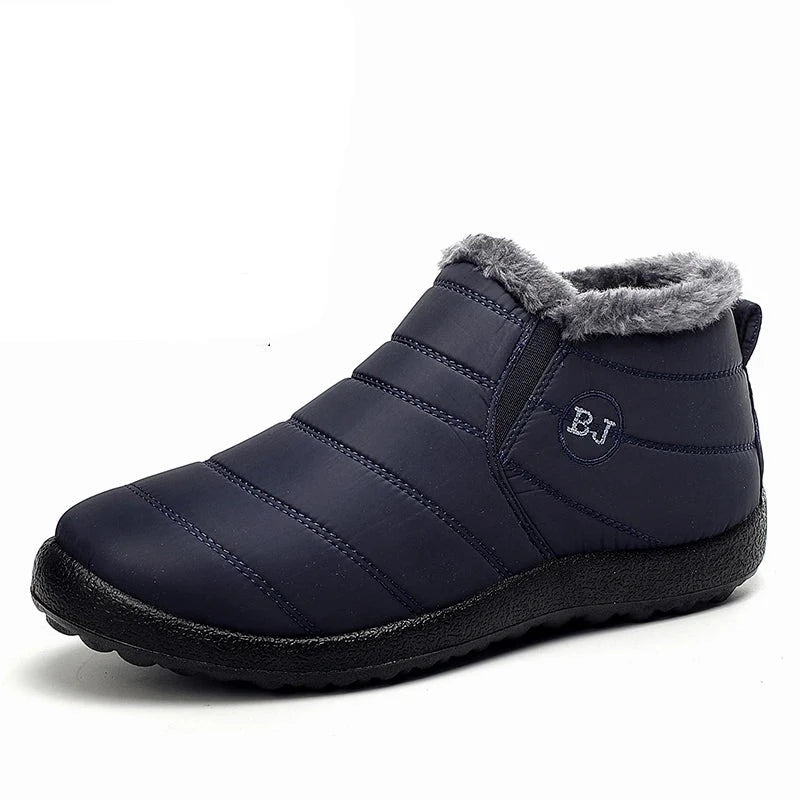 Warm Plush Waterproof Cloth Snow Boots