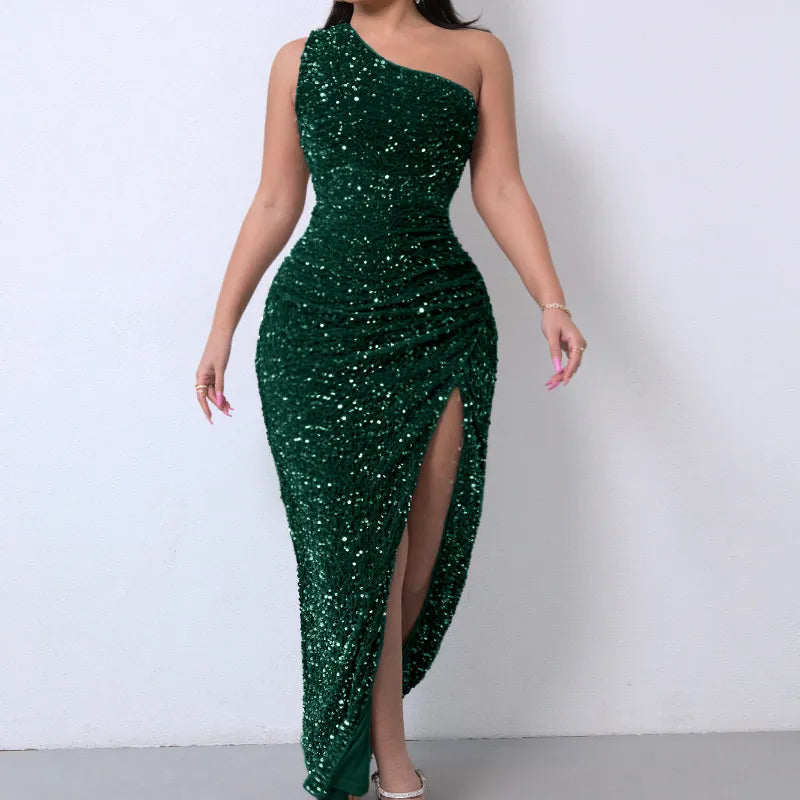 Women One Shoulder Bodycon Dresses
