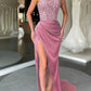 Elegant Sequin Bodycon Long Evening Dress