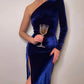 Women Bodycon Split Pencil Midi Dress