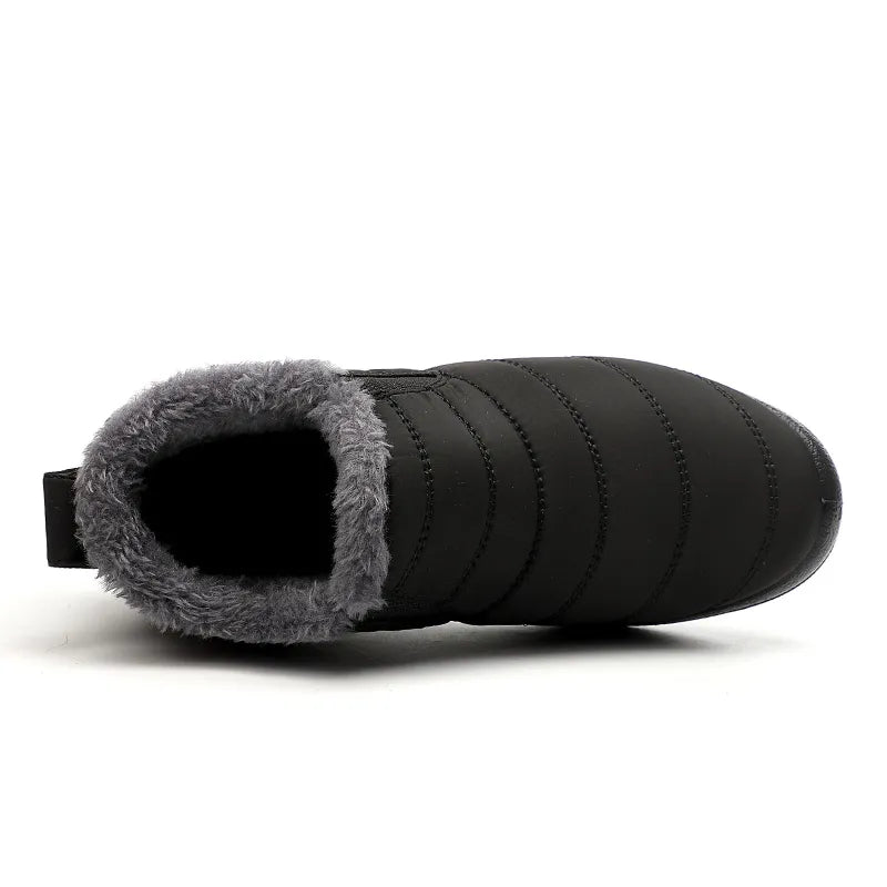 Warm Plush Waterproof Cloth Snow Boots