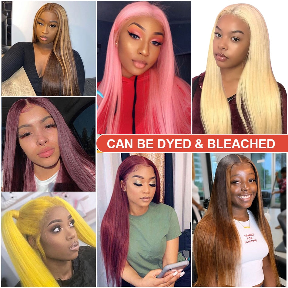 250 Density Straight Lace Front Wig