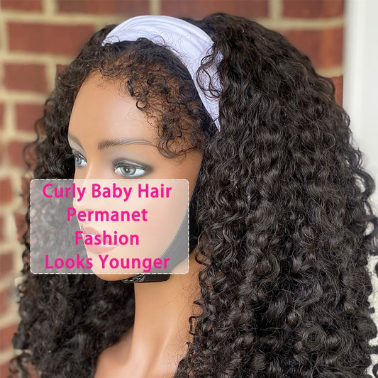 Deep Curly Baby Hair Wig Lace
