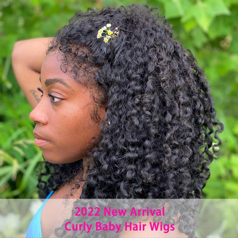 Deep Curly Baby Hair Wig Lace