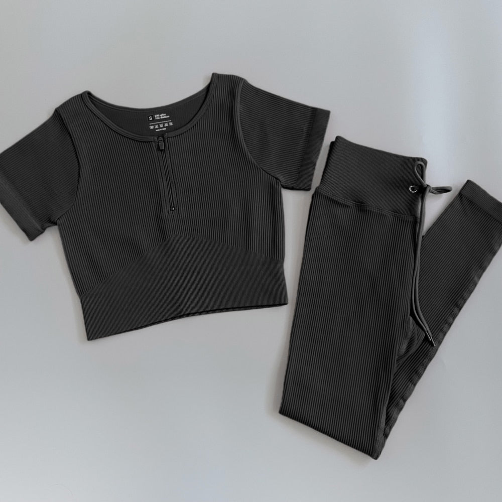 Seamless Yoga Set Workout Sportswear Gym