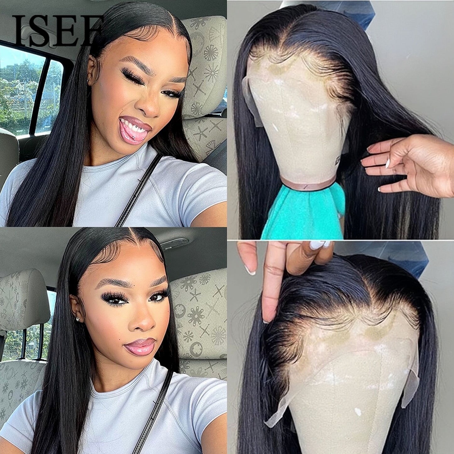 Lace Closure Wig Straight Lace Front Wig