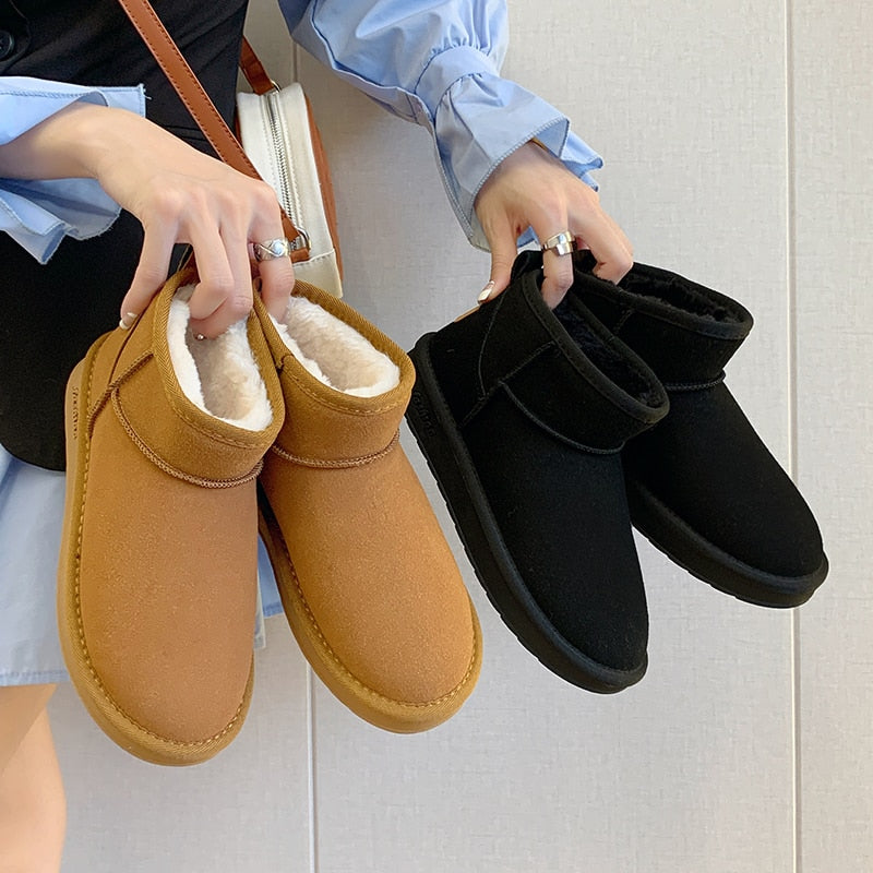 Mini Winter Sheepskin Boots