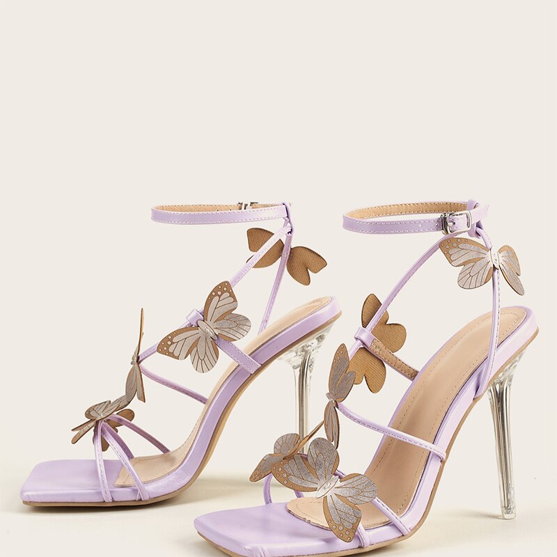 Square Toe High Heels