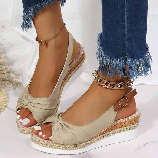 Peep Toe Wedges Sandals Summer